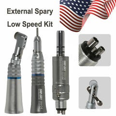 NSK Style Dental Slow Low Speed Handpiece Contra Angle Straight Motor 2/4Hole