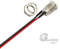 DC Female Panel Mount Power Supply Jack Socket Plug Connector 2.1/2.5 With cable