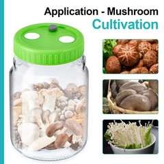 Mushroom Jar Liquid Culture Lid Wide Mouth Rejular Mouth Food Grade Plastic G…