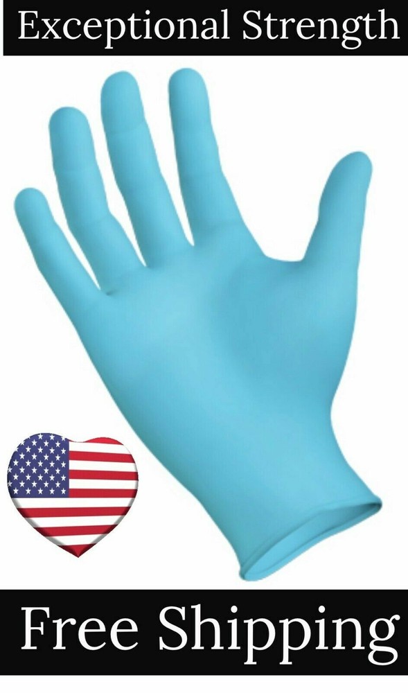 CASE of 1000 Gloves Gripstrong Nitrile Exceptional Qualilty SAME DAY FAST SHIP!