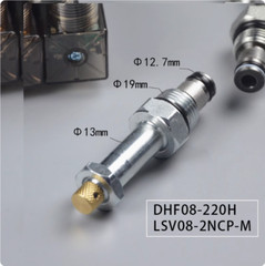 Hydraulic Threaded Cartridge Solenoid Valve 2 Way Normally Closed DHF08-220H
