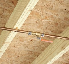 Sharkbite MAX 24735, 1/2-in. x 1/2-in. Push-go-Connect Slip Ball Valve