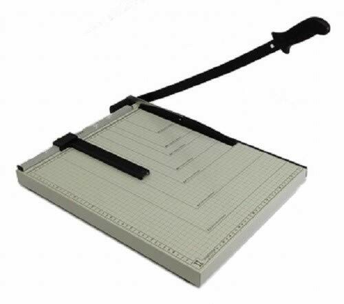 B-Stock Paper Cutter Guillotine Style 21″ Cut Length 16″ inch Metal Base Trimmer