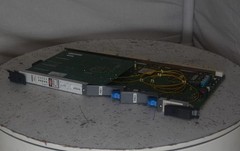 ALCATEL PLT2-F 7340 PON Line Termination Module 3FE50161ABAB SEE NOTES