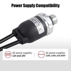 150-175 PSI Air Pressure Switch 1/4 NPT Controller for Air Compressor Tank Su…