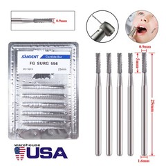 Dental Surgical Burs 2-5 557 330 Long FG SURG FGOS SL Carbide Bur For High Speed
