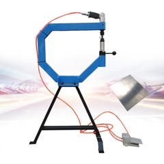 4Inch Pneumatic Planishing Hammer Airpress Tool w/ Cast-Iron Stand, Anvil 1/2/3″