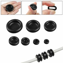 Rubber Grommet Firewall Hole Plug Electrical Wiring Gasket Assortment Kit 170pcs