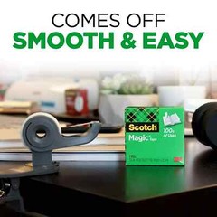Scotch Magic Tape Refill 3/4″ x 1000″ Clear, 1 Pack