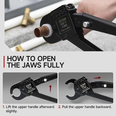Angle Head F1807 PEX Pipe Crimping Tool for Copper Rings