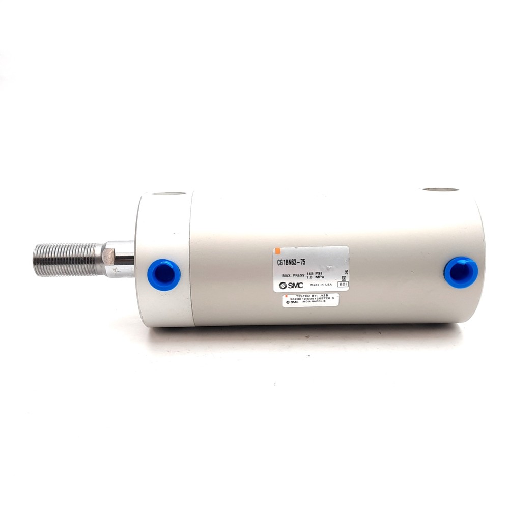 SMC CDG1BN63-75 Pneumatic Cylinder ø63mm Bore, 75mm Stroke, 1.0MPa, Rc1/4
