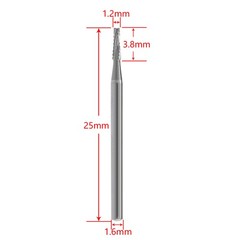 Dental Surgical Burs 25mm Carbide Bur Friction Grip FG Tapered Fissure Bur da