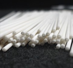 8″ L x 0.062 OD x 0.020” ID SINGLE BORE ALUMINA CERAMIC TUBE No.: 175