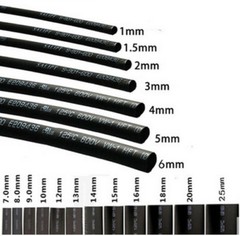 3M/10ft Heat Shrink Tubing Tube Black 11/12/13/14/15/16/18/20/22/25/28 -60mm 2:1