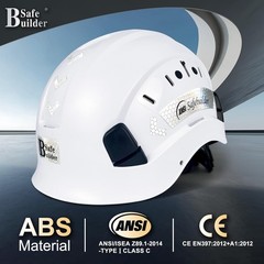 Construction Safety Helmet ABS Hard Hat Adjustable Ventilation System Hardhat…