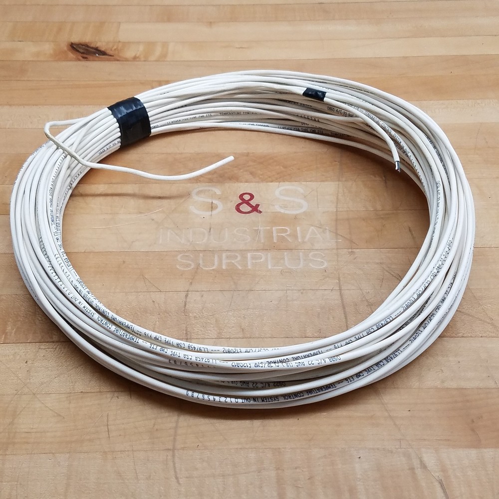 Windy City Wire 004340S Cable, 22 AWG, 4 Conductor, CSA – NEW