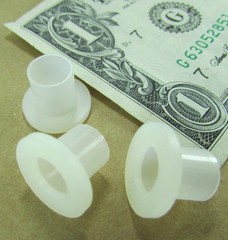Lot 50 Essentra 5/16″ /M8 Nylon Shoulder Washer, Flanged Spacers Sleeve Bushings