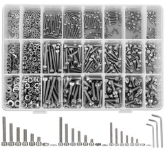 Metric Bolt Assortment M2 M3 M4 4MM to 30MM Hex Socket Head Cap Machine Screws