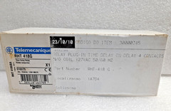 Telemecanique RHT 418G Time Delay Relay 125V DC 125V AC 50/60Hz Ith: 5A Ui: 250V