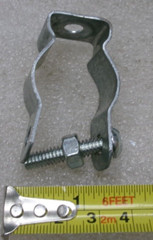 T & B 6H1 B GALVANIZED STEEL HANGERS 3/4″ W/BOLT & NUT BOX OF 100 PCS #188A