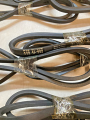 LOT OF 11 – PowerDrive Belts – Various Sizes – 52″, 47″, 60″, 65″