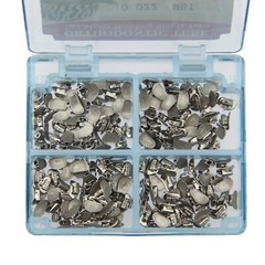 200 Orthodontic Buccal Tube 1st 2nd Molar Tubos Ortodoncia Roth MBT 022 Bondable