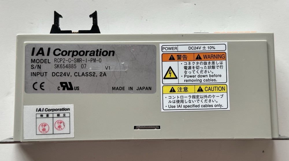 IAI Corporation RCP2-C-SMR-I-PM-0 Servo Drive DC24V Precise Positioning