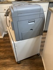 Canon imageRUNNER 1023n Copier Machine with Paper Cabinet Stand Gray/White