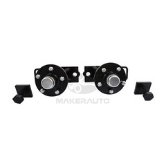 Pair 5x 4.5 Lug Superior Shipping Container Wheels, Spindle Kit Thickened 6000LB