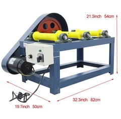 220V 550W Horizontal Drum Small Lab Ball Mill Enamel Grinding Glaze Quartz Sand