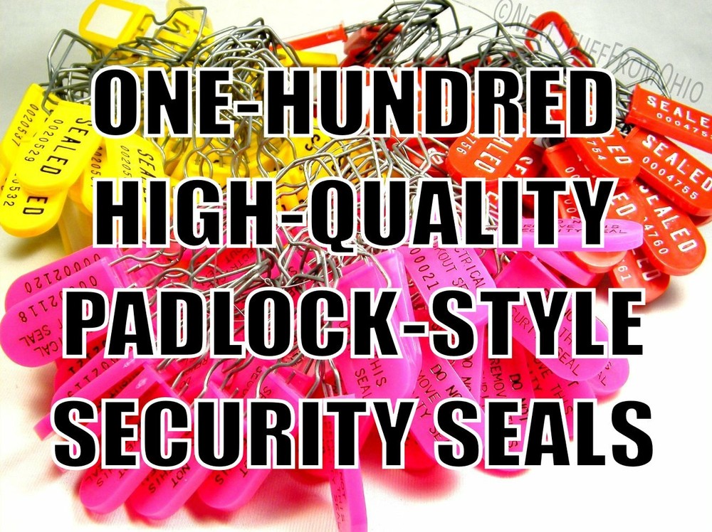 ELECTRIC METER SECURITY SEAL & SPECIALTY SEALS 😲 MANY OPTIONS 😲 100-SEALS 👈