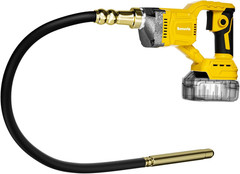 Cordless Concrete Vibrator Compatible with DeWalt 20V | 600W motor with 6000RPM