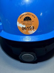 MSA V GARD Hard Hat Blue Adjustable Safety Head Protection
