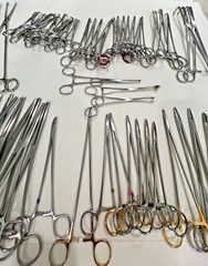 Assorted Lot of 108 Various Brand & Size Of OR Medical Surgical Instruments, S.S