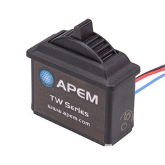 TW01BLK12 Black Hall Effect Thumbwheel Self Centering Joystick APEM