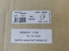 25 pack MAILLON RAPIDE 5/16″ Quick Link, 8mm, 5/16 in., 700 kg, 1540 lbs N8