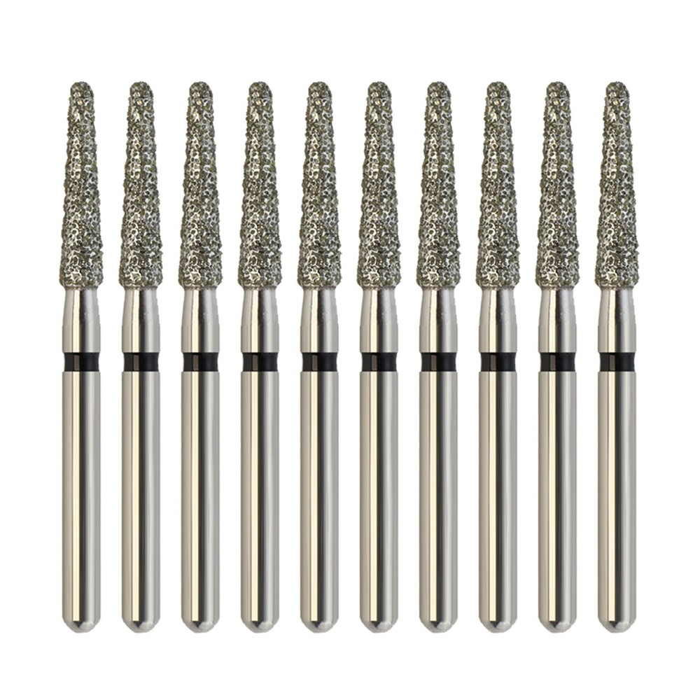 Dental Diamond Burs Round End Taper Super Coarse Bur FG High Speed Bur 856/018SC