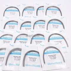 Dental Orthodontic Stainless Steel Rectangular Arch Wire Natural/Square/Ovoid