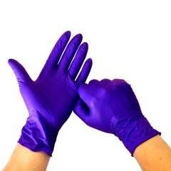100 4mil INDIGO or BLUE Nitrile Medical Disposable Exam Gloves Latex Powder Free