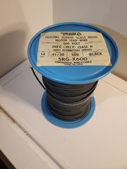 Made in USA 500′ SRML 14 AWG tinned copper Wire Silicone glass braided