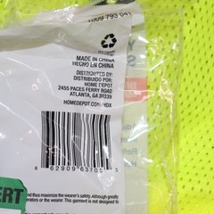 HDX Hi Visibility General Use Mesh Safety Vest Yellow HDX47100