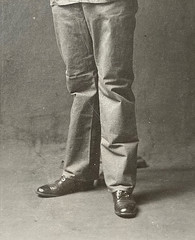 ORIGINAL! BEEKEEPER IN UNIFORM w/o BEE VEIL OCCUPATIONAL PHOTO LESUEUR, MN 1897