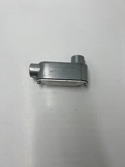 QTY 5 Threaded LB Type Conduit Body Die Cast Aluminum 1/2″ E491006 4.3 cu in