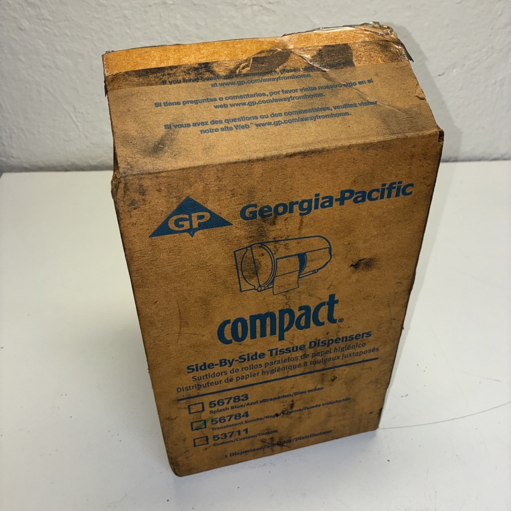 Georgia Pacific 56784 Compact Side-by-Side 2-Roll Toilet Paper Dispenser NOS