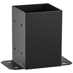 VEVOR 4 Pack 4×4 Post Base Brackets Heavy Duty Wood Post Fence Post Anchor