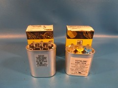 LOT OF 2 Totaline P291-1014, HVAC Capacitor, Run, Oval, 440 Volt, 10 MFD