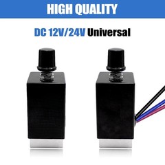 2Pcs 12V-24V 10A PWM Motor Rheostat Speed Controller for Heater Ventilator Fan