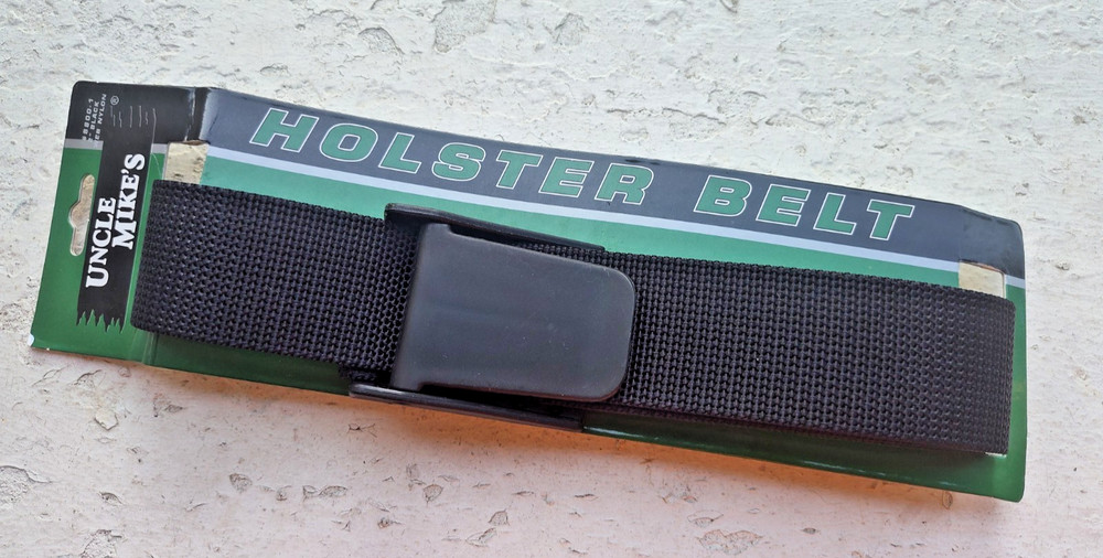 Uncle Mike’s Holster Belt 2″ Black Web Nylon 8800 1