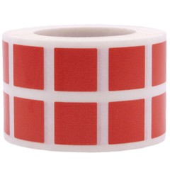 Square Stickers | 0.5″ Inch Square Shape | 1,000 Pack | Pick One Color