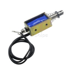 JF-0530B DC12V 300mA 5N/10mm Pull-Push-Type DC Solenoid Electromagnet New